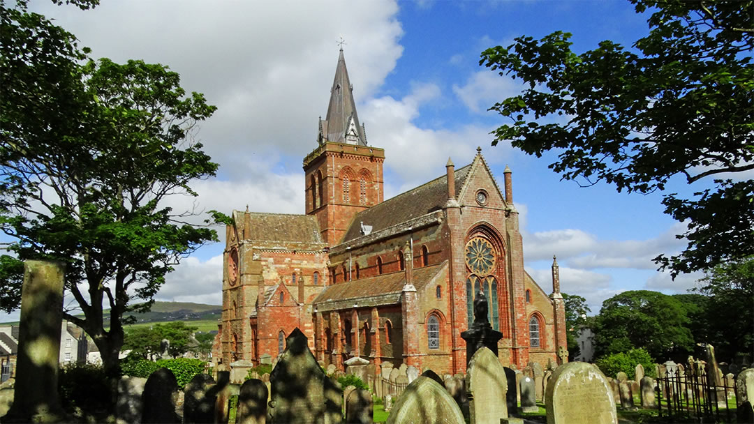 St Magnus Cathedral in Kirkwall, Orkney is the venue for many festival performances