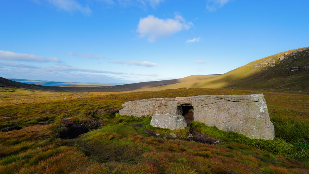 The Dwarfie Stane on the island of Hoy