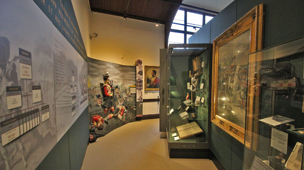 Inside the Gordon Highlanders Museum