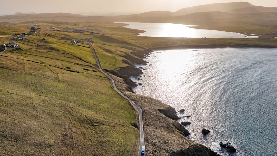 The scenery in Shetland is breathtaking