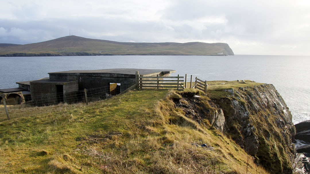 WWII building on Ness of Sound Lerwick