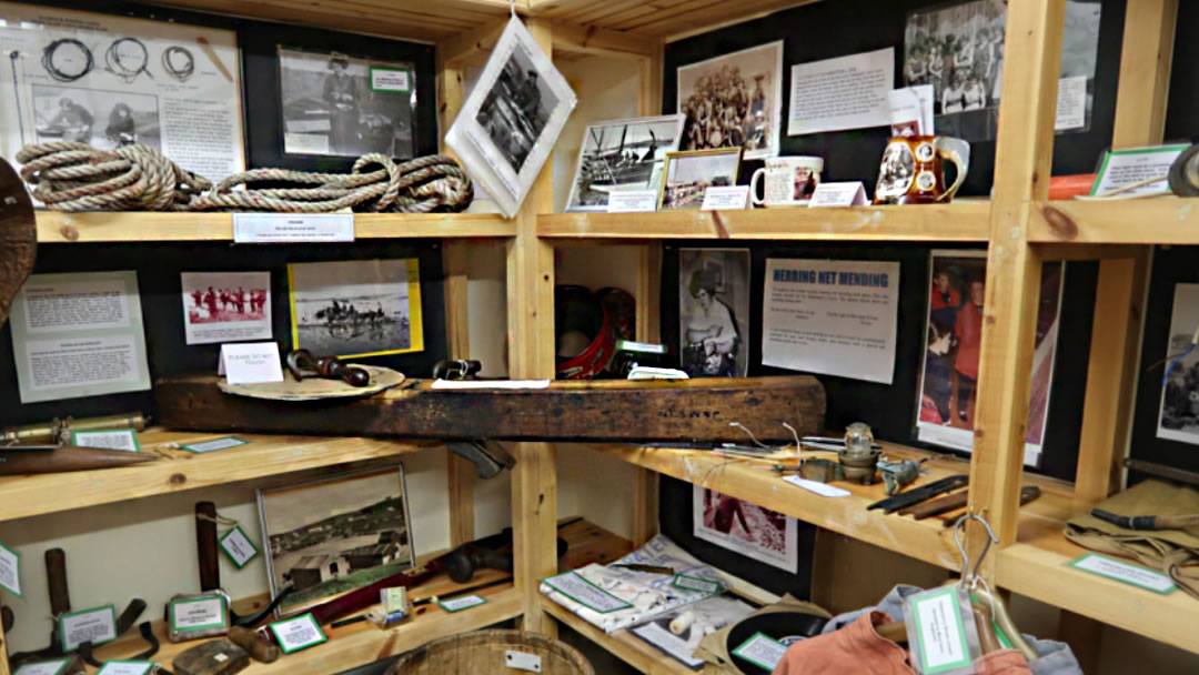 Whalsay's fishing display is part of the Heritage Centre's permanent exhibition