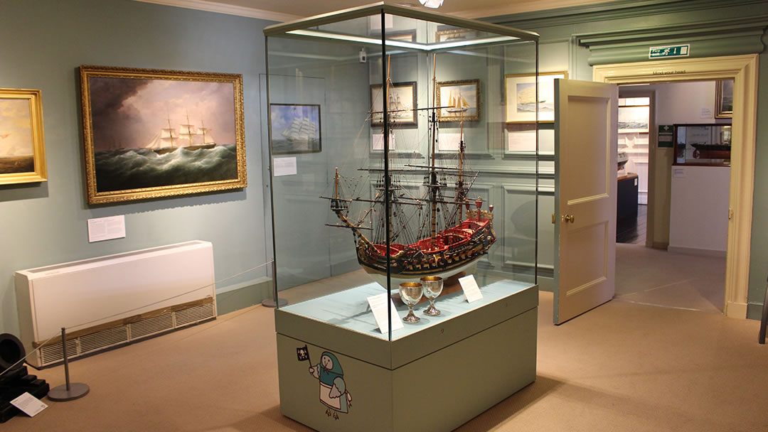 Ship models in the Aberdeen Maritime Museum