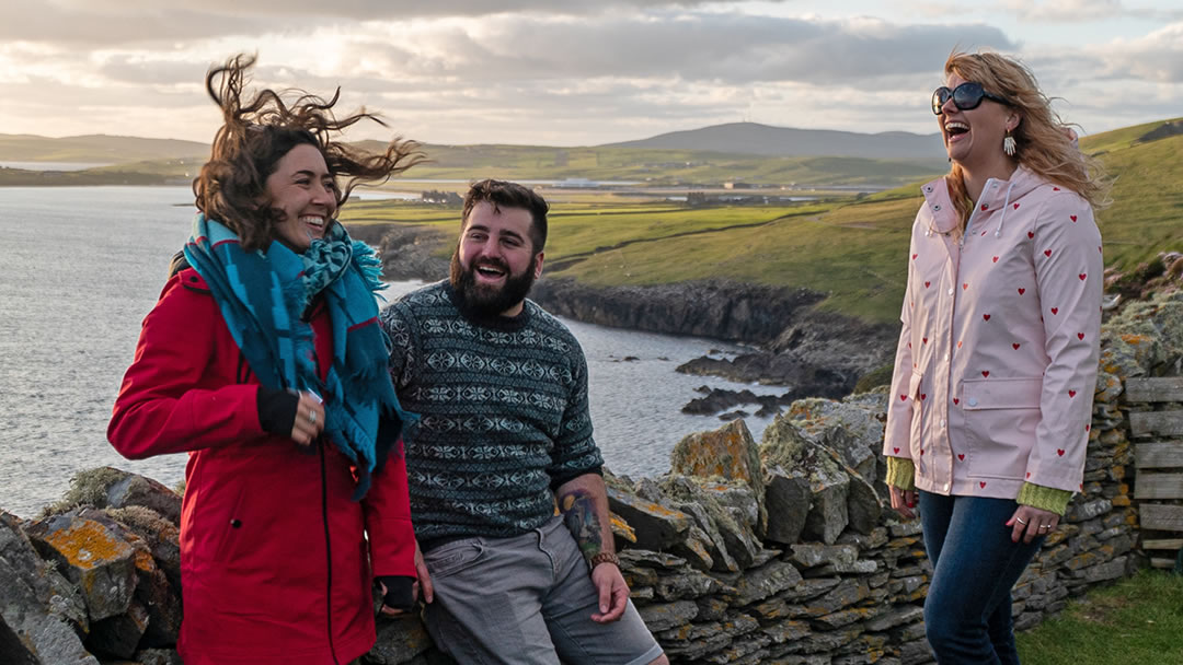 A windy day at Sumburgh Head