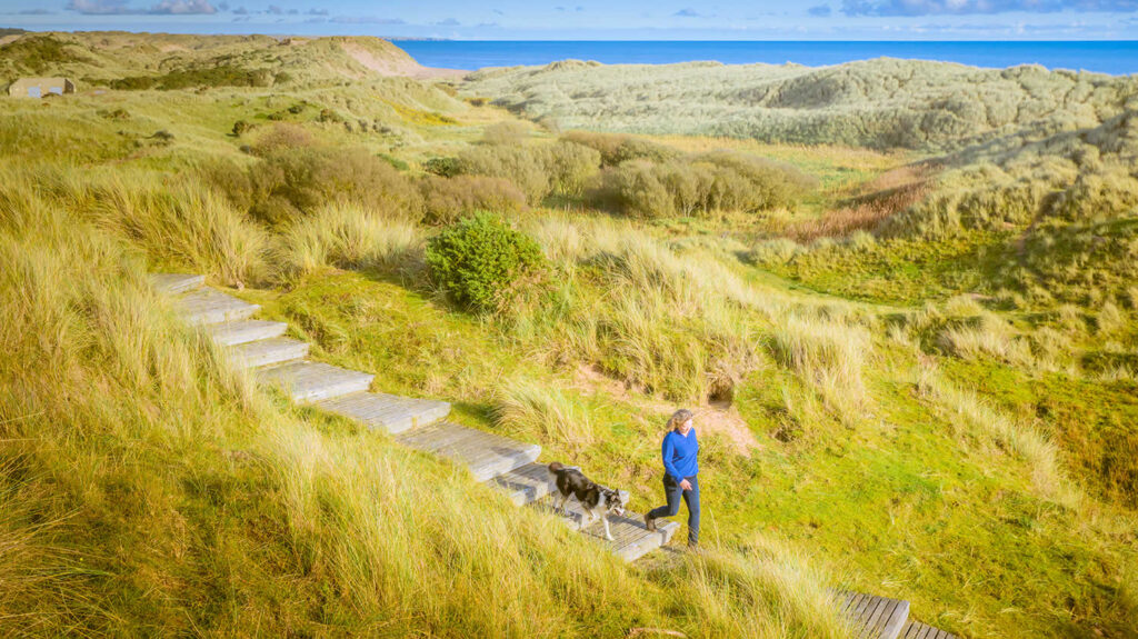 Balmedie Beach in Aberdeenshire