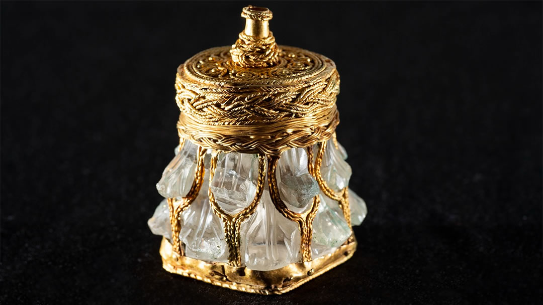 Rock crystal jar from the Galloway Hoard