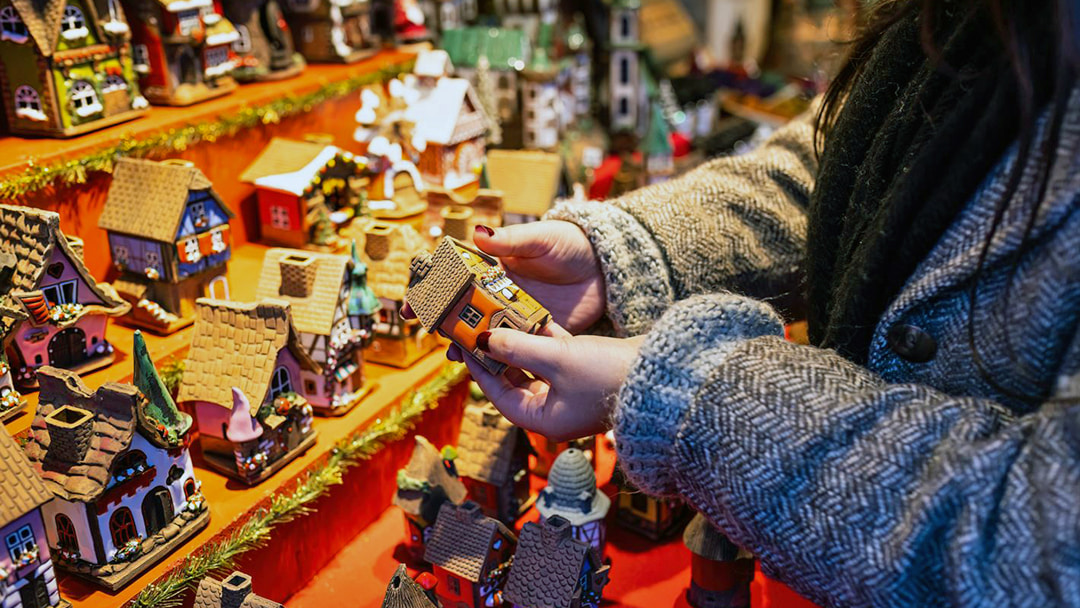 Christmas markets are a great place for buying unique presents