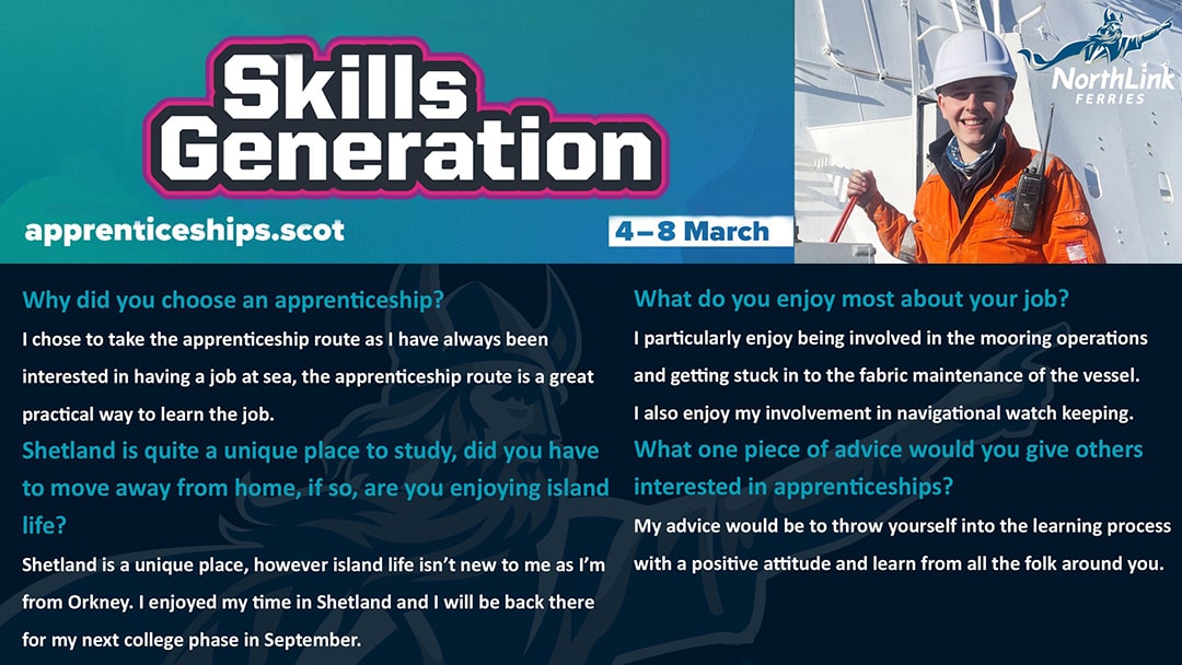Aiden Thomson - Scottish Apprenticeship Week