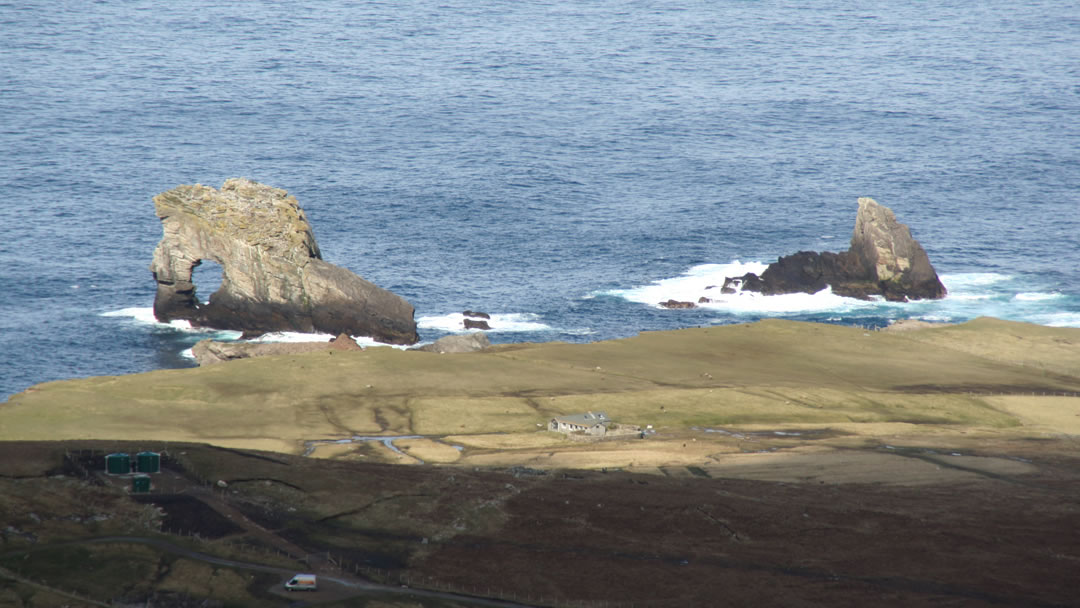 Breathtaking views on Foula, Shetland
