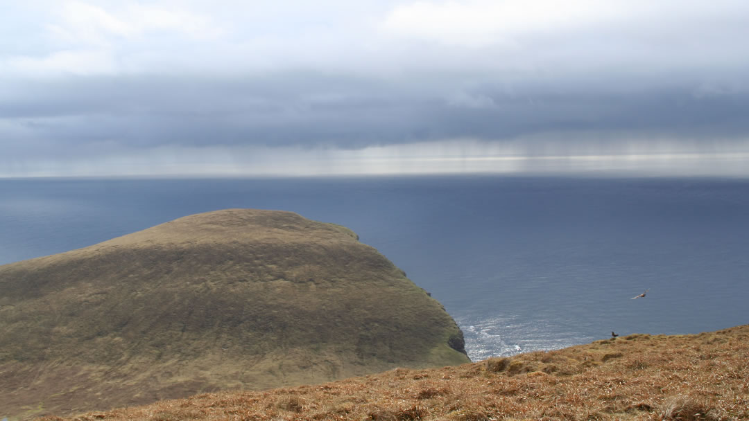 Dramatic landscapes of Foula, Shetland