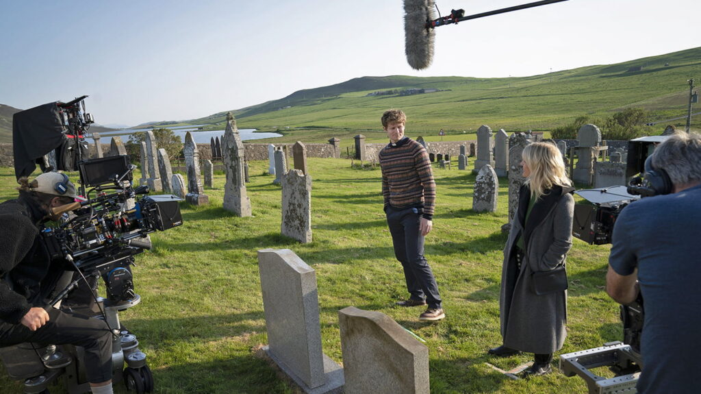 Behind the scenes of filming the renowned Shetland TV series