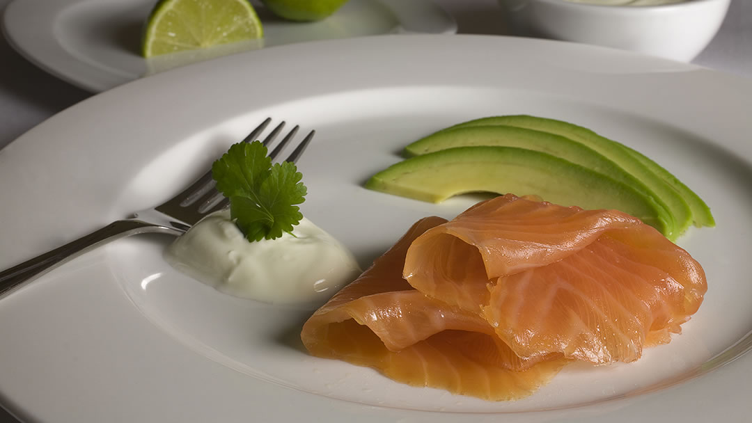 Fresh salmon from Shetland