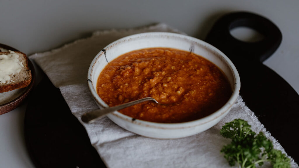 Lentil Soup with Bannocks