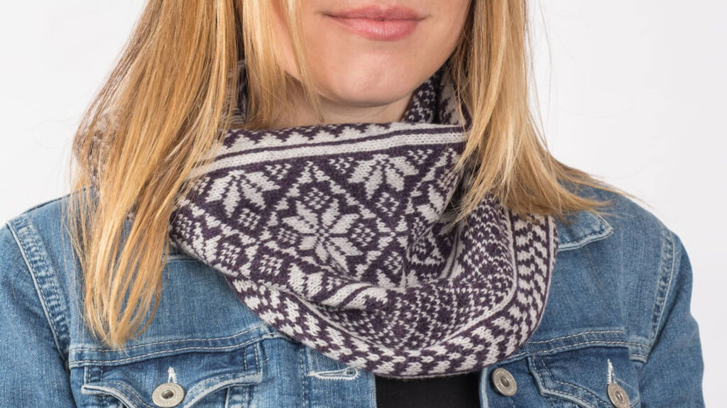 Vintage Fair Isle Snood from Ninian, Shetland