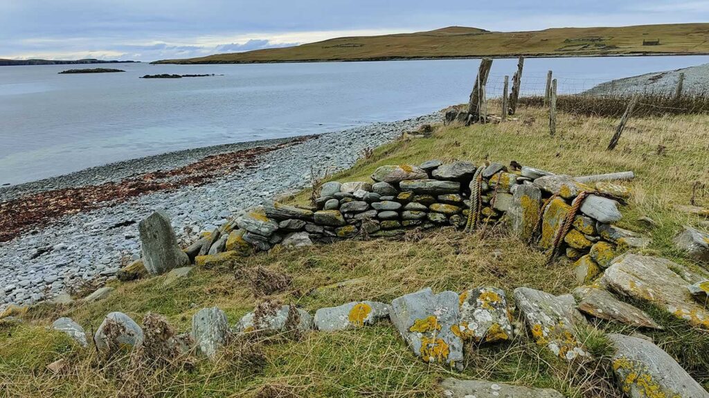 The ruins of a boat noost