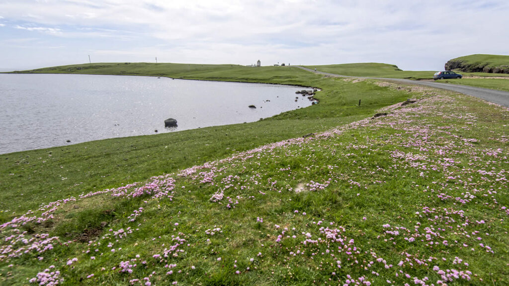 Loch of Framgord at Eshaness in Shetland