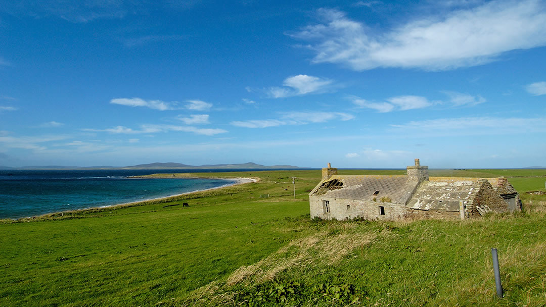 Sealskerry Bay in Eday Orkney