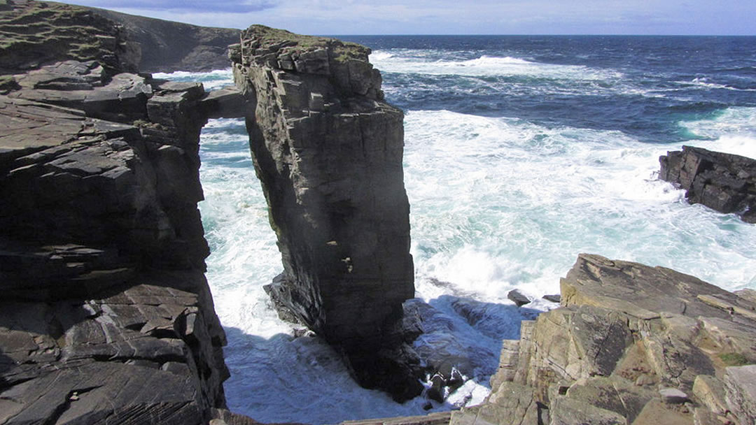 Arch at Qui Ayre, Yesnaby