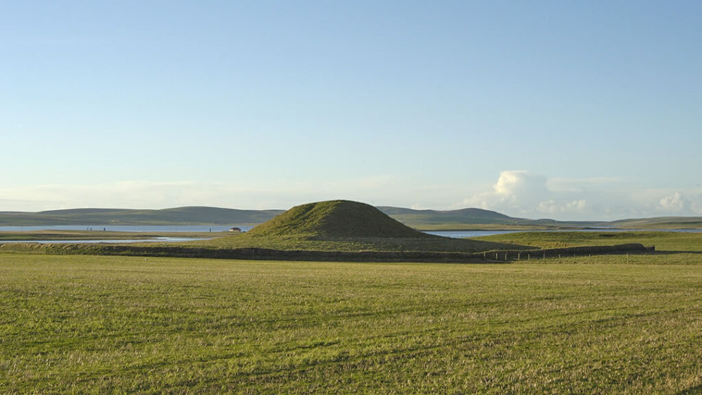 Maeshowe Chambered Cairn in Orkney
