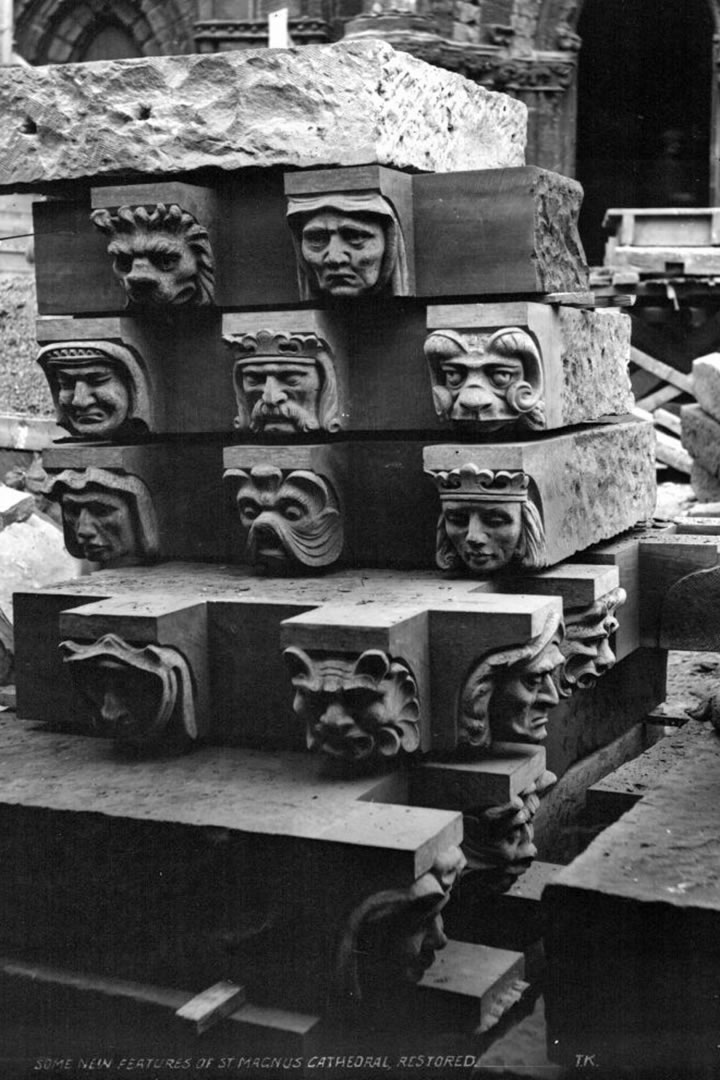 Some new features of St Magnus Cathedral restored