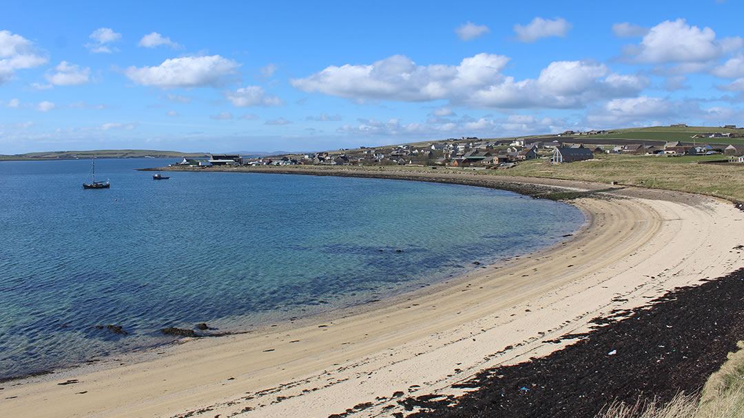 Burray village in Orkney