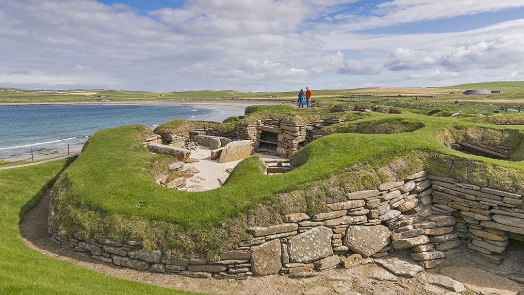 Exploring Skara Brae - a 5,000 year old village in Orkney