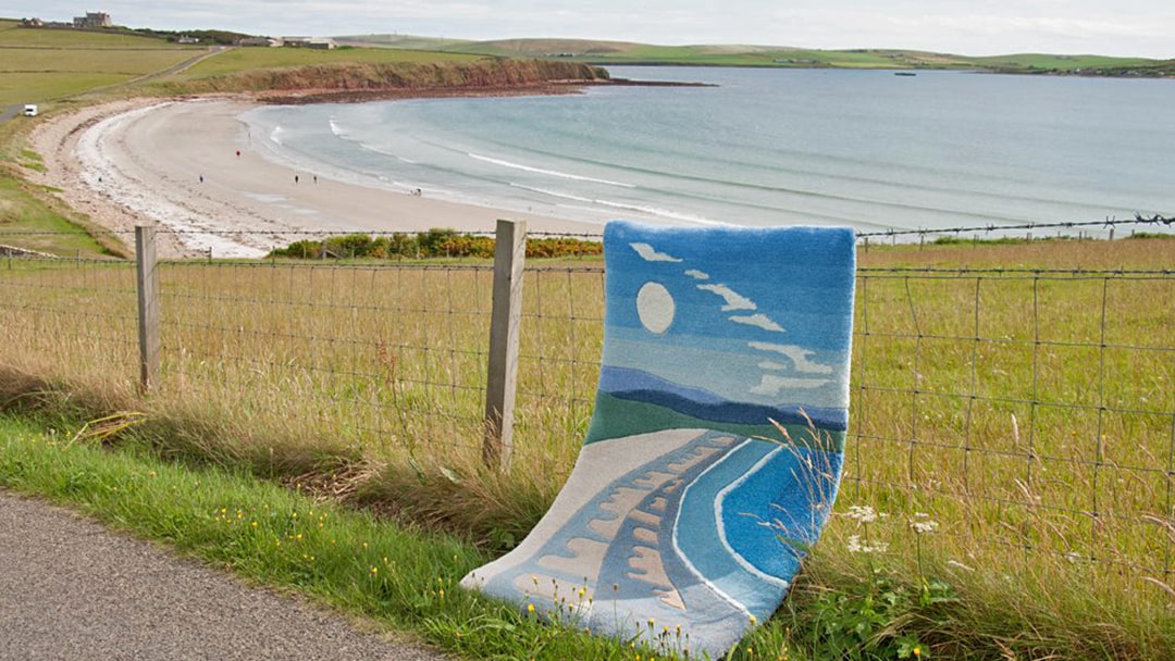 'Flow and Retreat' rug