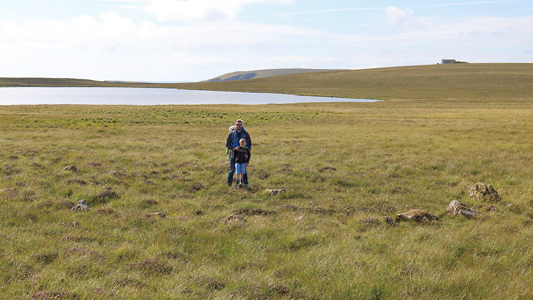 Haltadans Stone Circle in Fetlar, Shetland