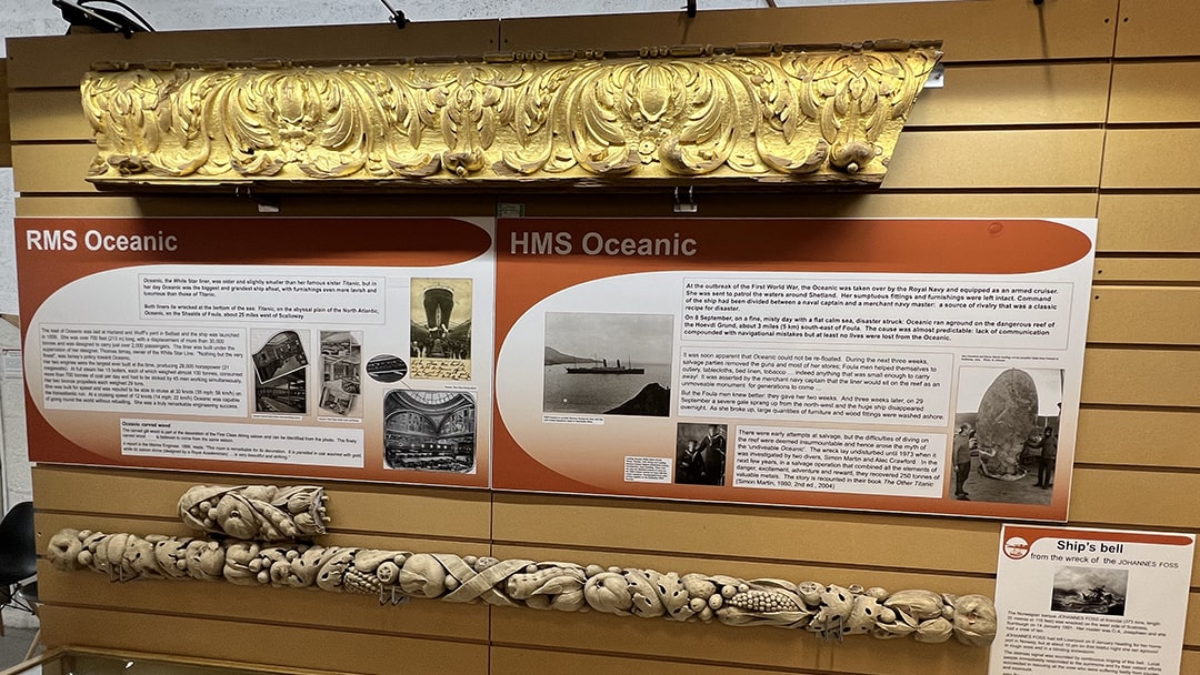 Inside the Scalloway Museum