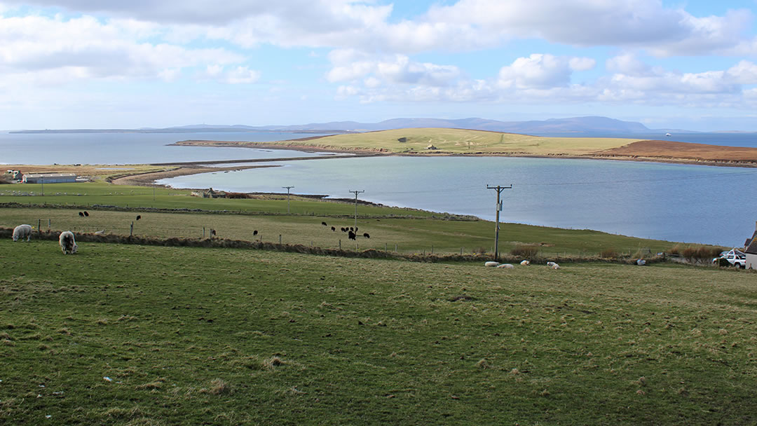 The causeway over to Hunda from Burray is on private land so should be viewed from afar