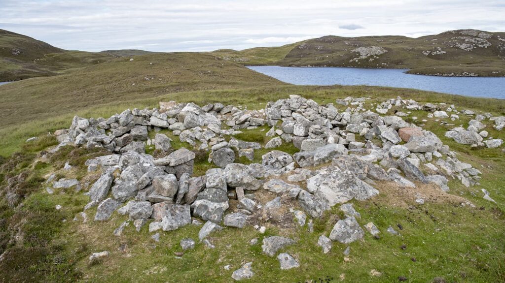 Views from Pundswater chambered cairn