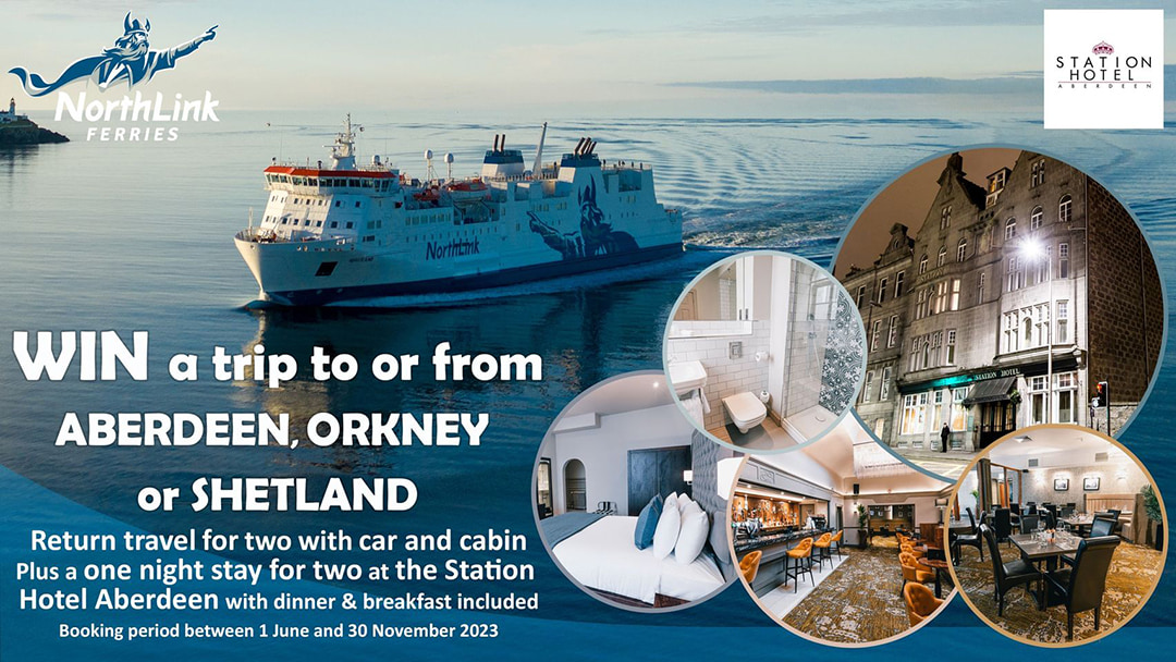 Win a return trip for two competition with NorthLink Ferries and the Station Hotel