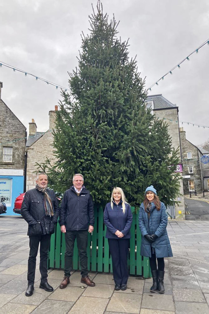 NorthLink Ferries help to transport Lerwick's Christmas tree every year