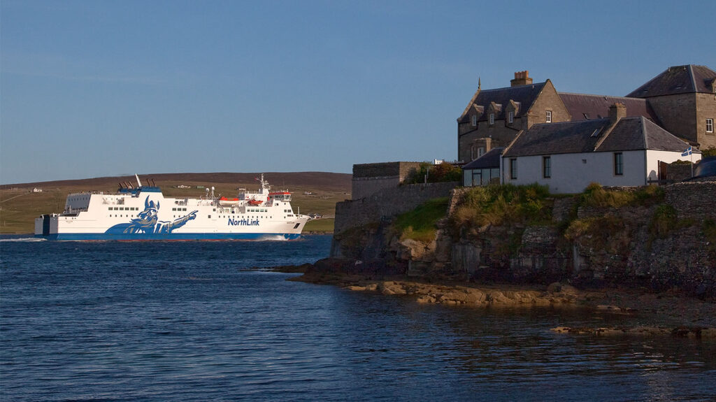 MV Hjaltland in Lerwick, Shetland