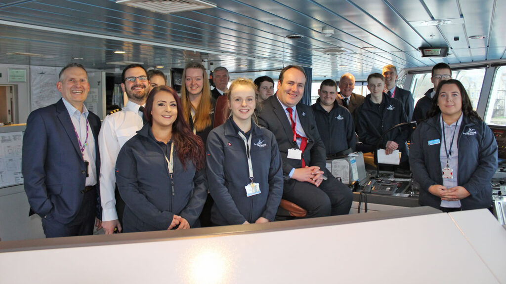 NorthLink Ferries celebrates apprentices with Paul Wheelhouse