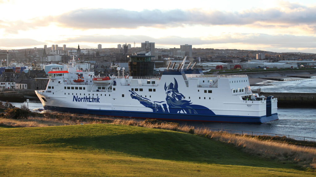 NorthLink sails from Aberdeen to Shetland and Orkney