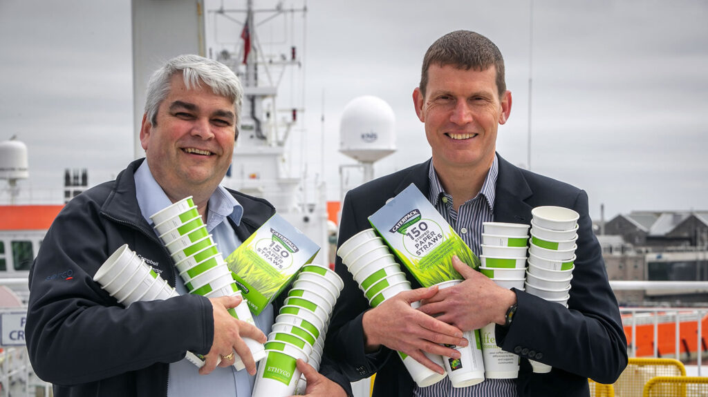 Recycling and removing plastics at NorthLink Ferries
