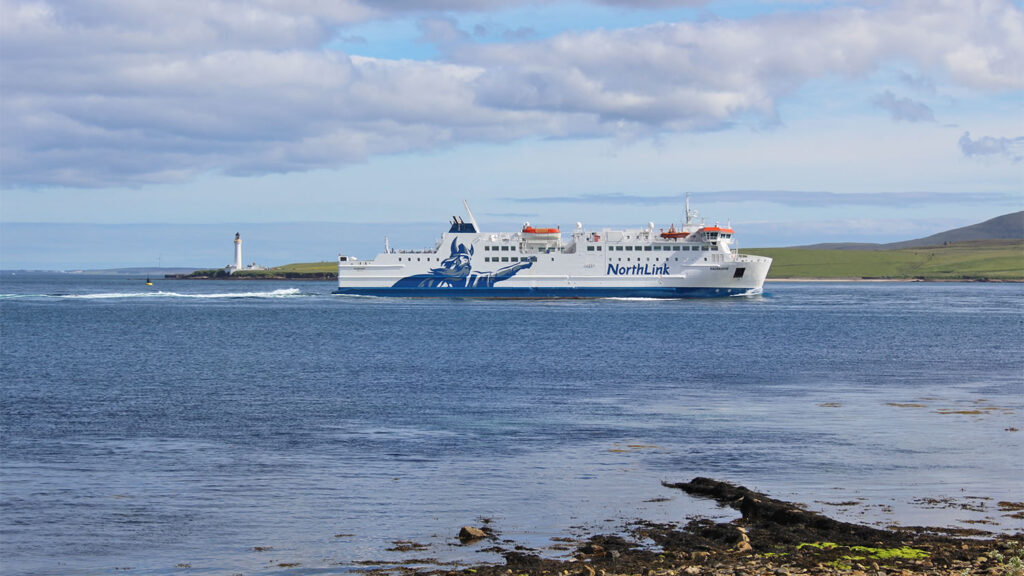 The ferry from Scrabster in Caithness to Stromness in Orkney