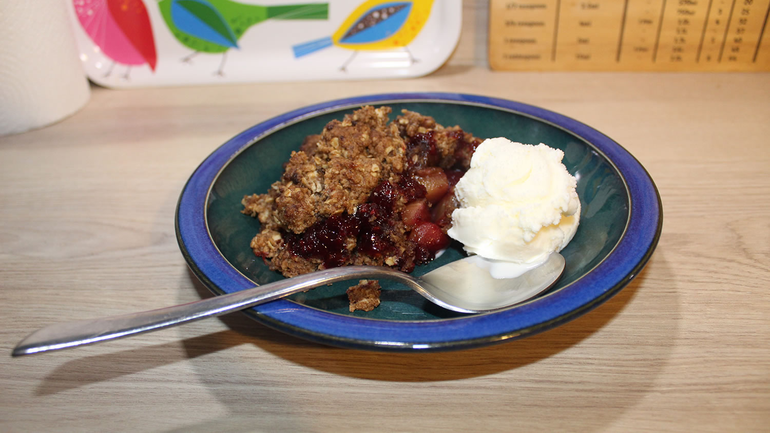 Autumn Fruit and Spiced Oat Crumble