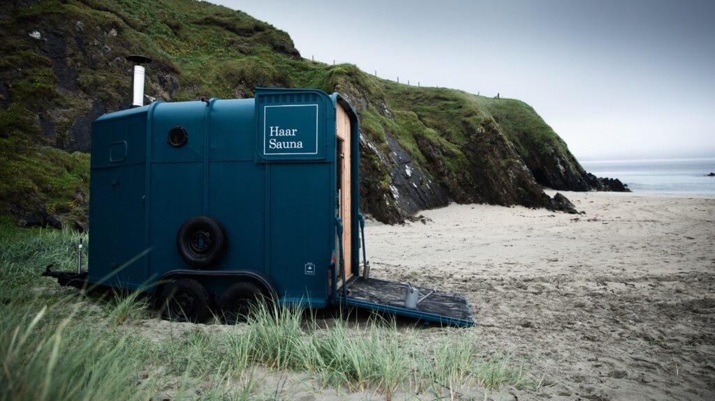 Haar Sauna at St Ninians Beach