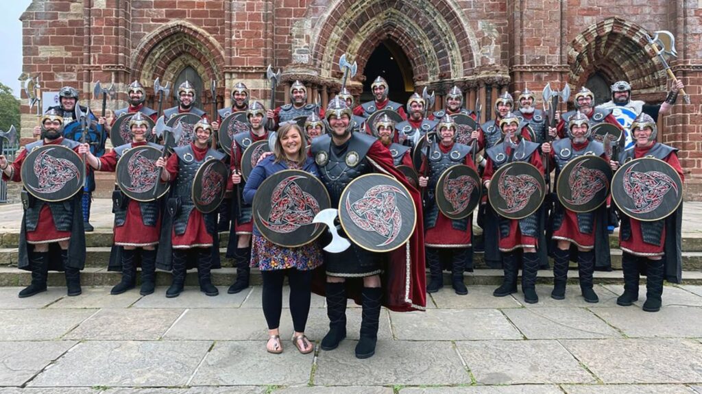 Marketing Officer, Cheryl Kelday, with the Jarl Squad