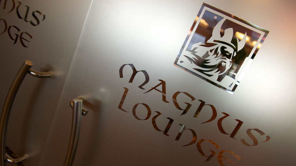 Magnus Lounge on board the ship to Shetland and Orkney