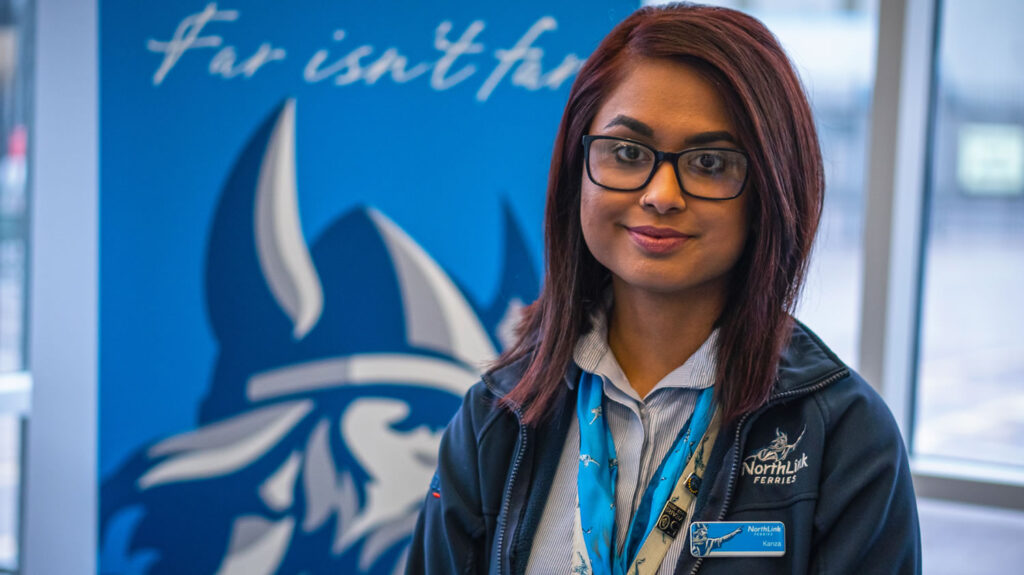 NorthLink Ferries check in staff