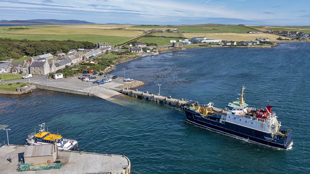 The ferry from Kirkwall to Shapinsay, Orkney