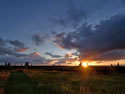 The Ring of Brodgar at sunset