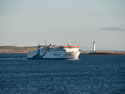 Hamnavoe leaving Stromness for Scrabster
