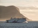 Hamnavoe in Hoy Sound travelling from Stromness to Scrabster