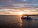 Hrossey sailing to Orkney