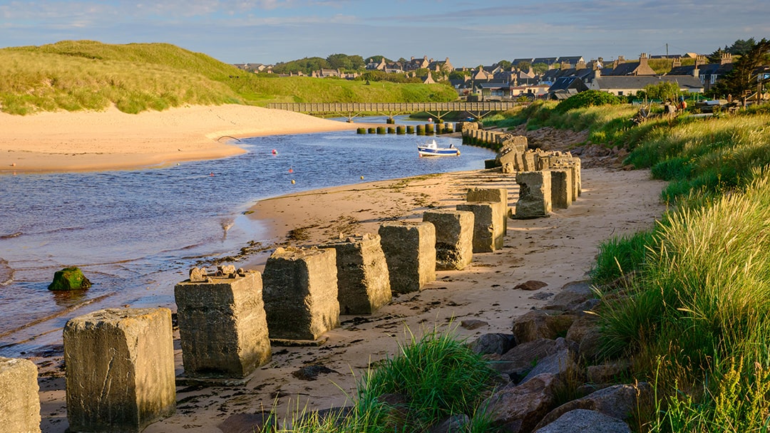 Cruden Bay in Aberdeenshire