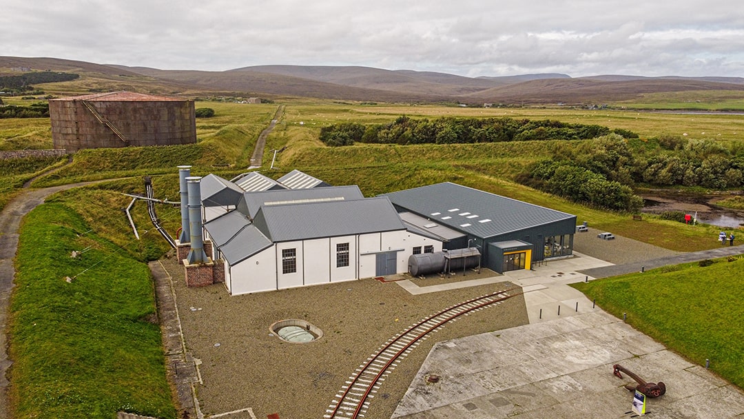 Scapa Flow Museum from above